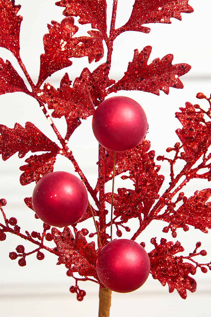 22" Ball Bead Spray - Red