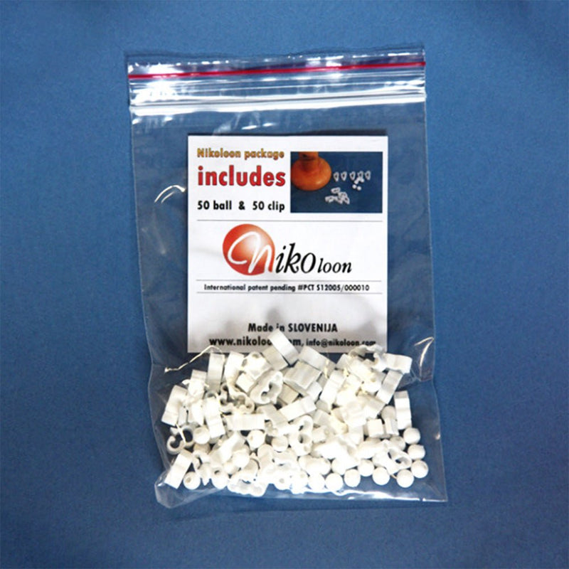 Balloon Tool Balls and Clips 50 Pack