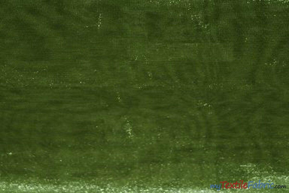 Crystal Organza Polyester Fabric - Sparkle Sheer, 58/60" Width, Yards & Bolts (1 Yard)