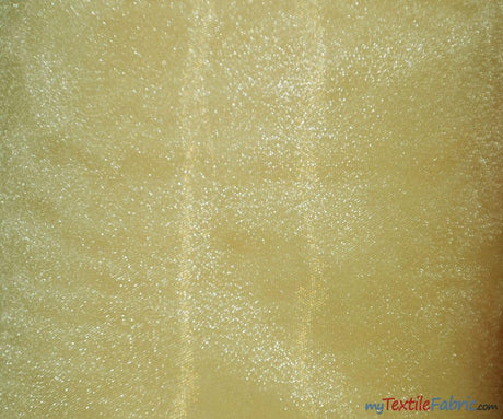 Crystal Organza Polyester Fabric - Sparkle Sheer, 58/60" Width, Yards & Bolts (1 Yard)