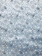 Paisley Bandanna Baby Blue Poly Cotton Fabric - Baby Blue Paisley Print, 59/60" Width (1 Yard)