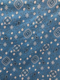 Paisley Bandanna Turquoise Poly Cotton Fabric - Turquoise Paisley Print, 59/60" Width (1 Yard)