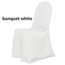 Polyester Banquet Chair Cover - 100 Percent Polyester Fabric, Solid, 38" Height, 17" Chair Back, 18" Seat, 18" Leg (By Piece)