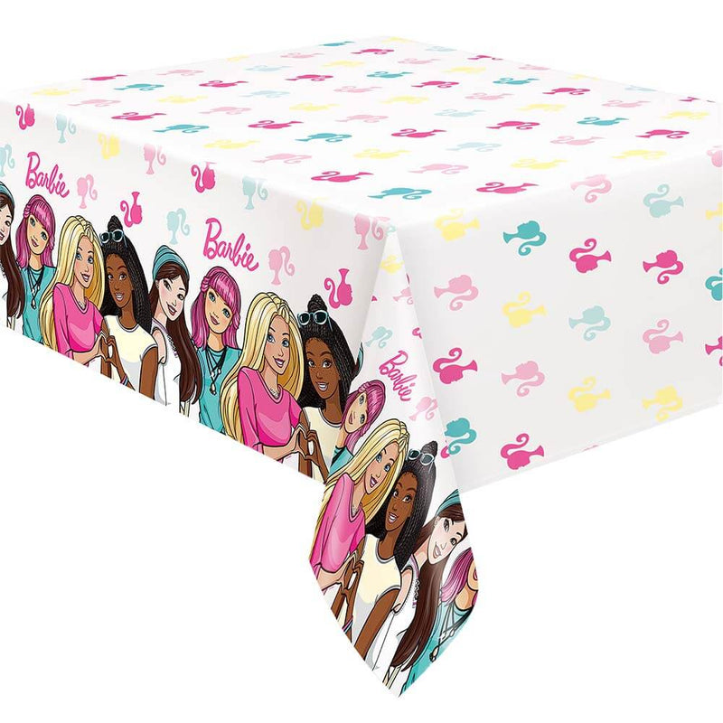Barbie Rectangular Plastic Table Cover