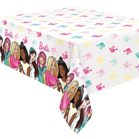 Barbie Rectangular Plastic Table Cover