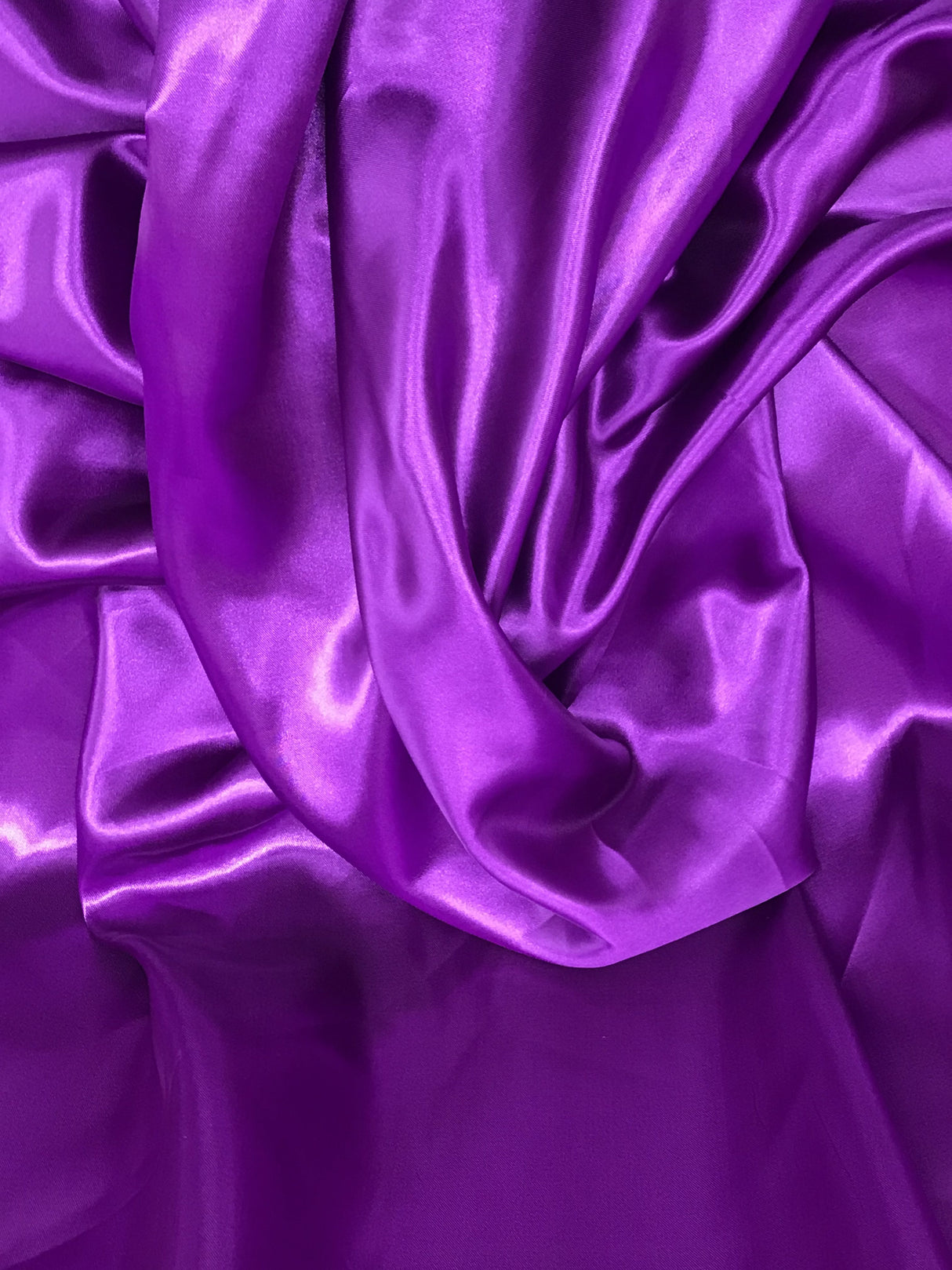 Barney Medium Satin Polyester Fabric - Sheen, 58"-60" Width (1 Yard)