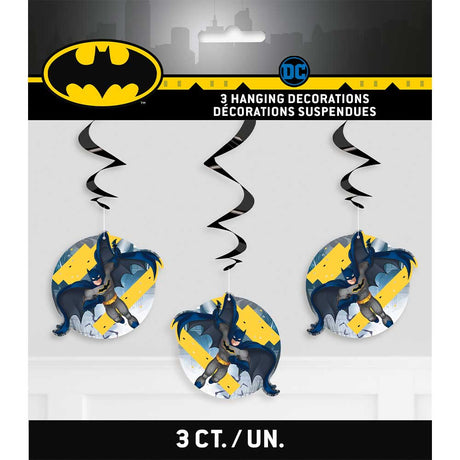 Batman Hanging Swirls 3 Pack