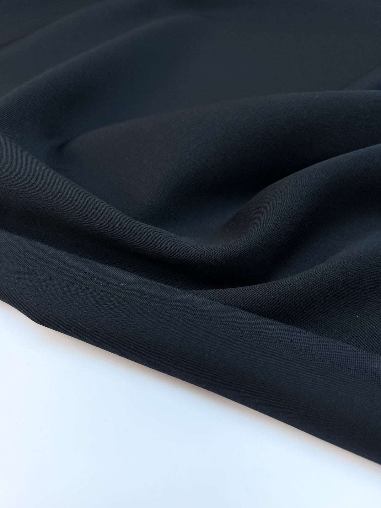 Italian Wool Twill Suit Fabric in Blue Shades