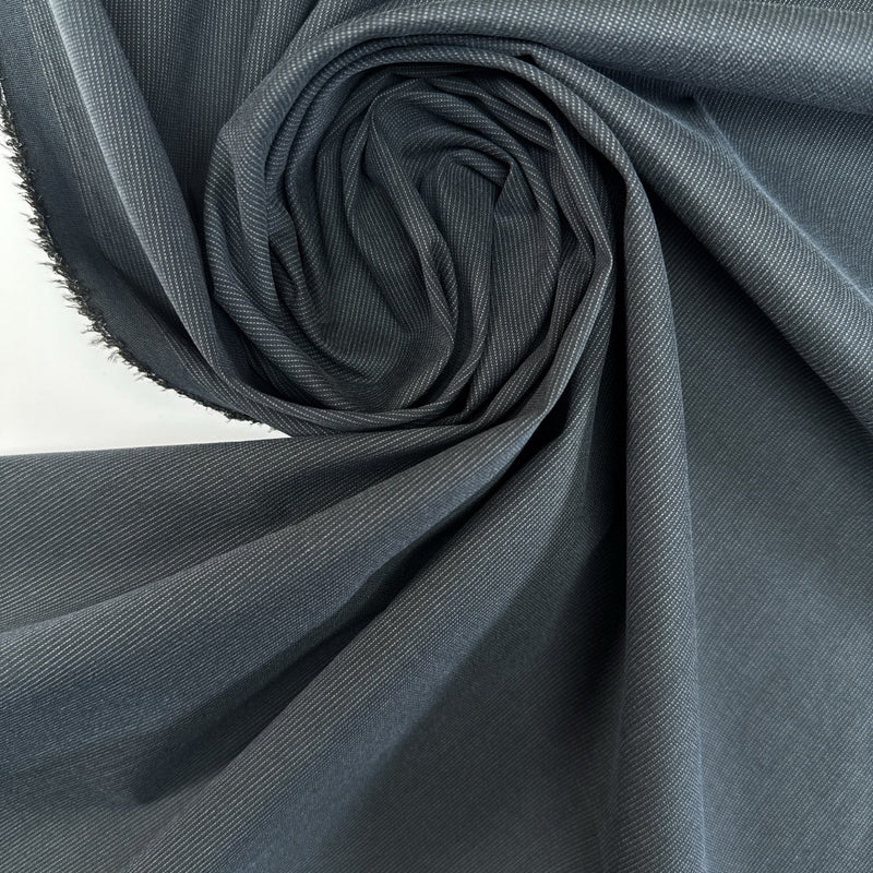Striped Polyester Viscose Blend Woven