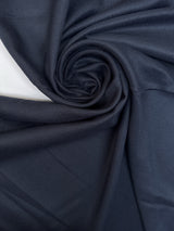 Blue Wool Blend Twill