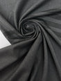 Wool Twill Gray Striped Suiting Fabric