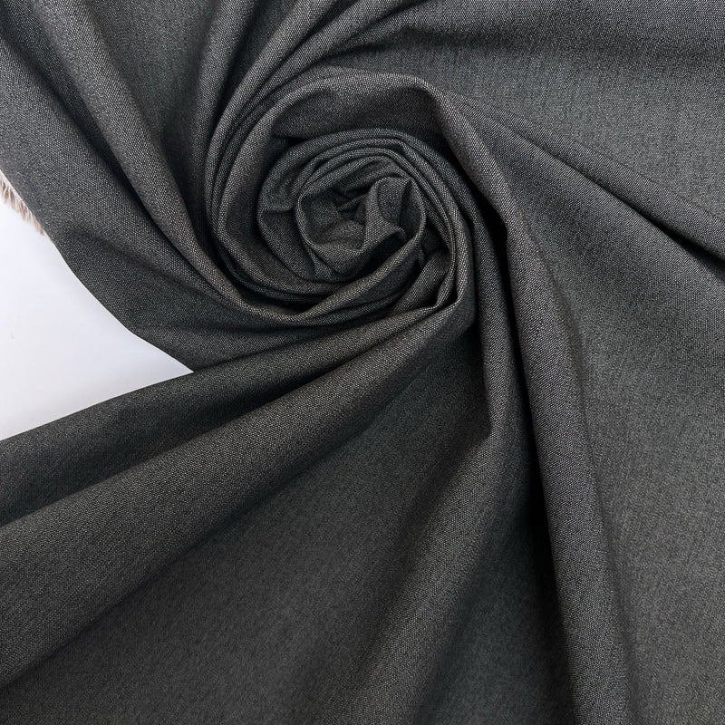 Italian Gray Cotton Blend Jacket Fabric