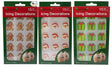Christmas Edible Cake Decorations - Candy or Cupcake Topper -Gingerbread Man, Santa Face, Presents, 45 Pieces Total
