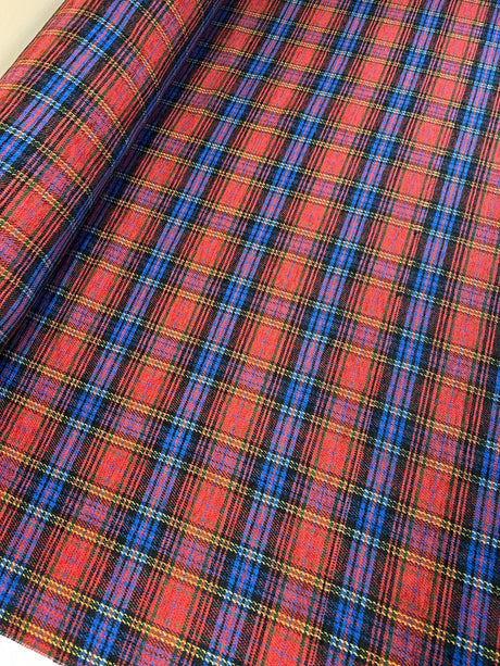 Polyester Tweed Checked Multicolour