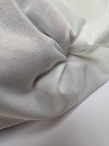 White Polyester Elastane Knitted Fabric