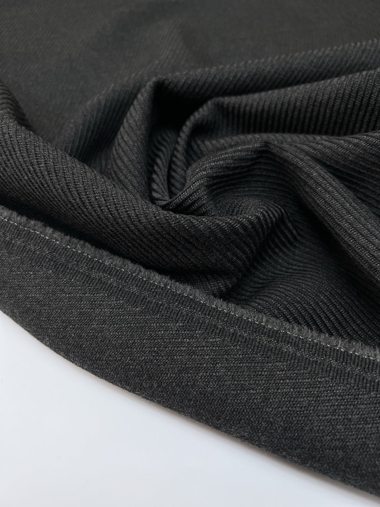 Wool Tweed Gray Shades Fabric