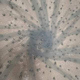 1 Yard Pearl Tulle Fabric Soft Sheer Mesh 58 Inch Width for Bridal Gowns