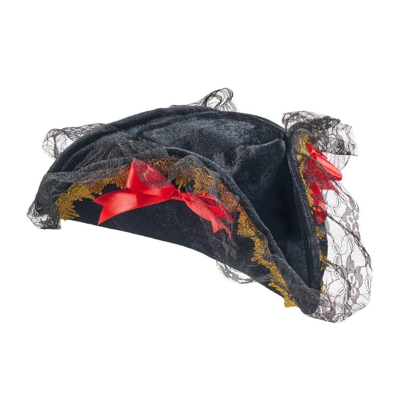 Lace Pirate Costume Hat