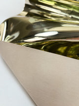 Golden Polyurethane Cotton Fabric