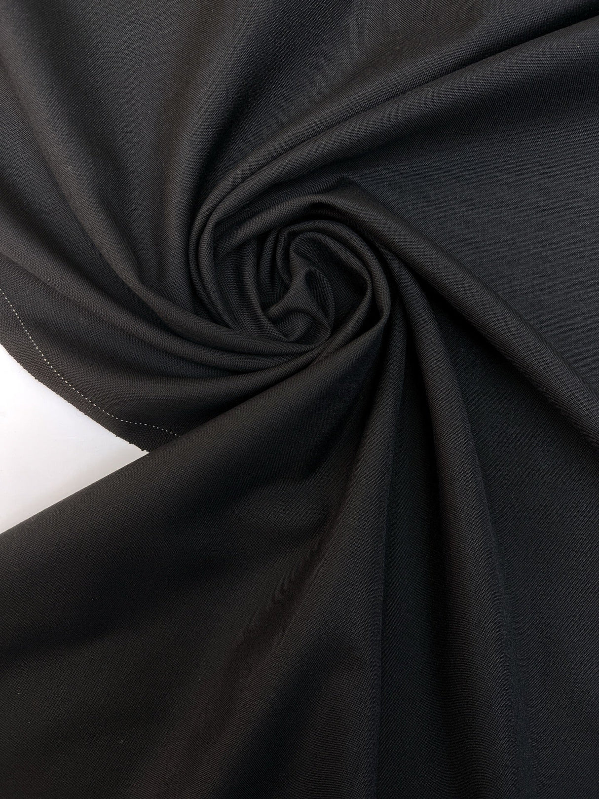 Wool Suit Fabric Black