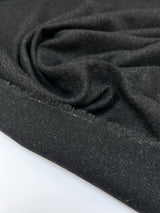 Wool Tweed Melange Gray Black