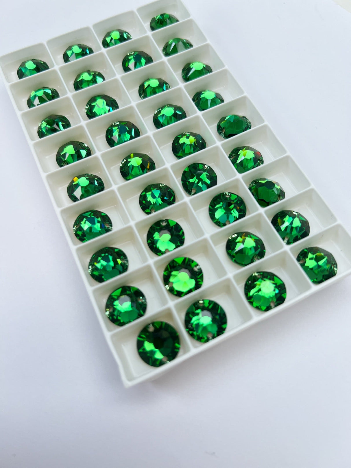 Crystal Sewing Notions Green Shades