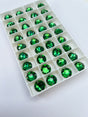 Crystal Sewing Notions Green Shades