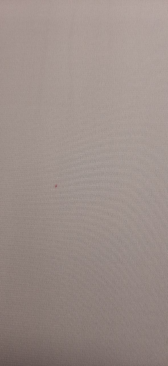 White Polyester Elastane Knitted Sportswear Fabric