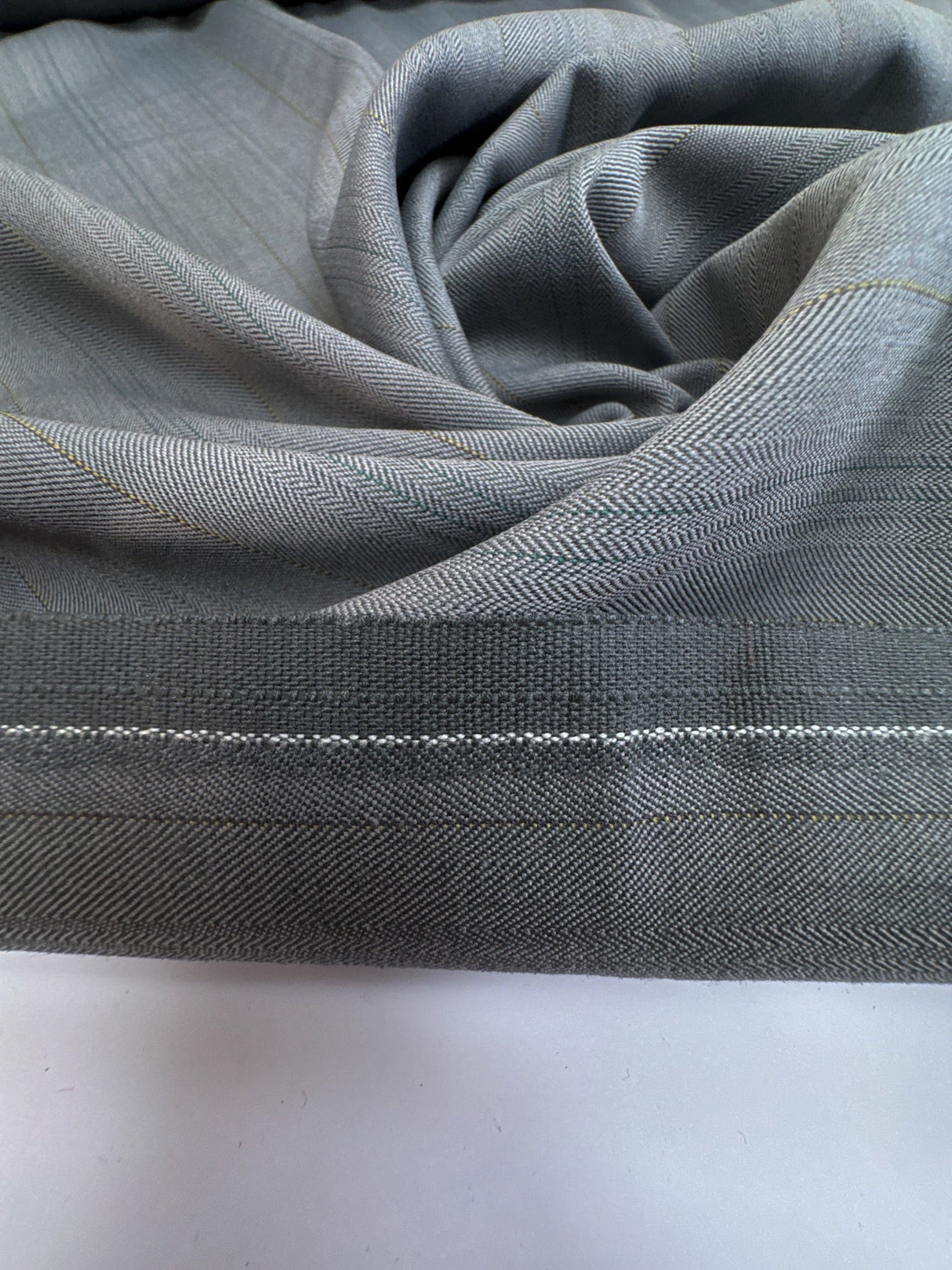 Wool Polyester Jacquard Tweed Suit Fabric