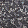Stretch Mesh Sequin Fabric Black Silver