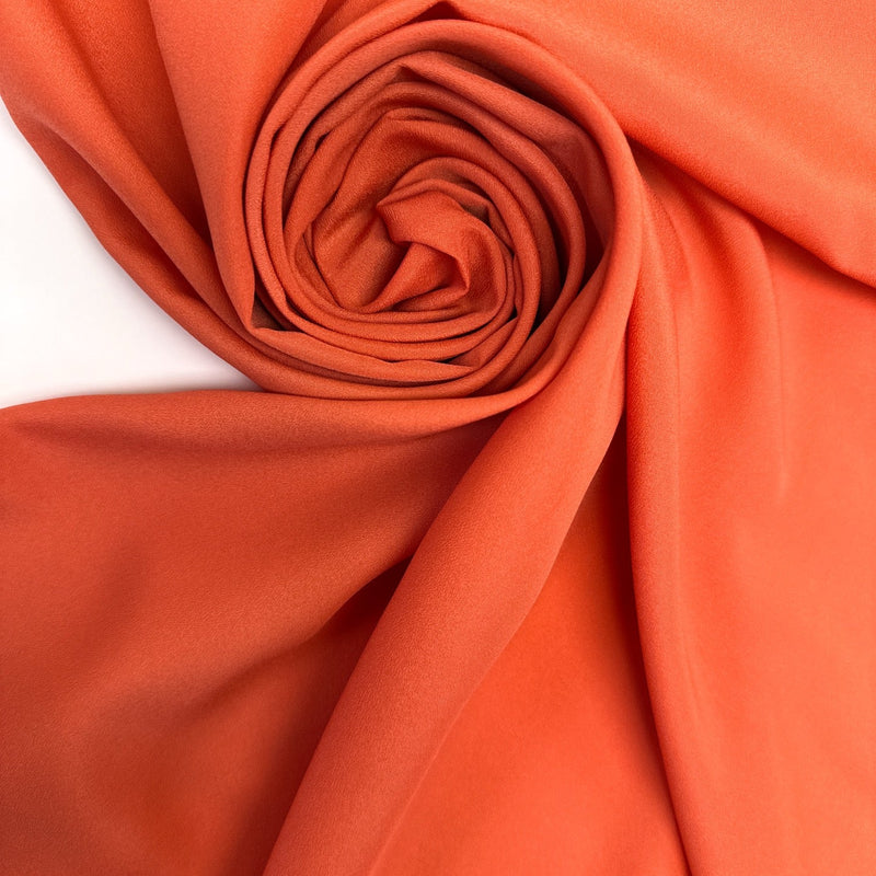 Polyester Crepe Orange