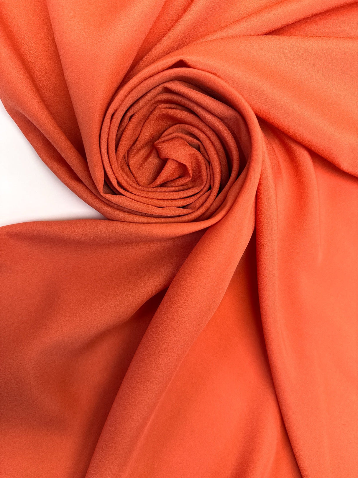 Polyester Crepe Orange