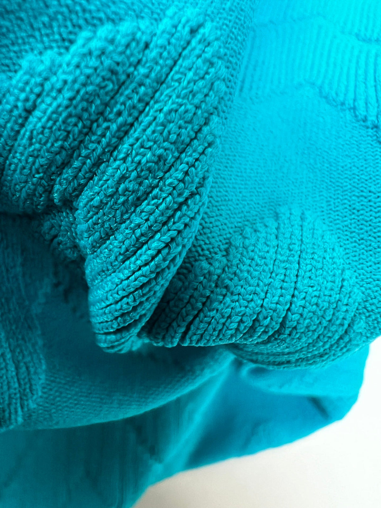 Polyamide Elastane Jacquard Blue Geometric