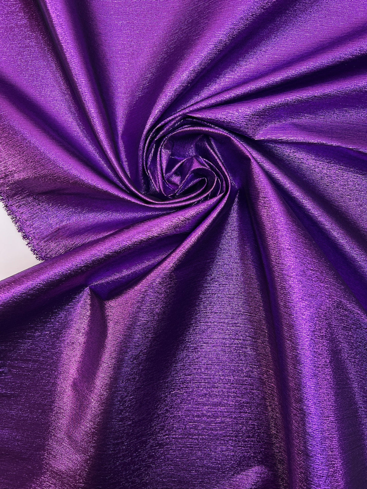 Purple Lurex Woven Stretch Warp