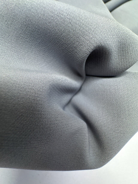 Gray Polyester Elastane Woven