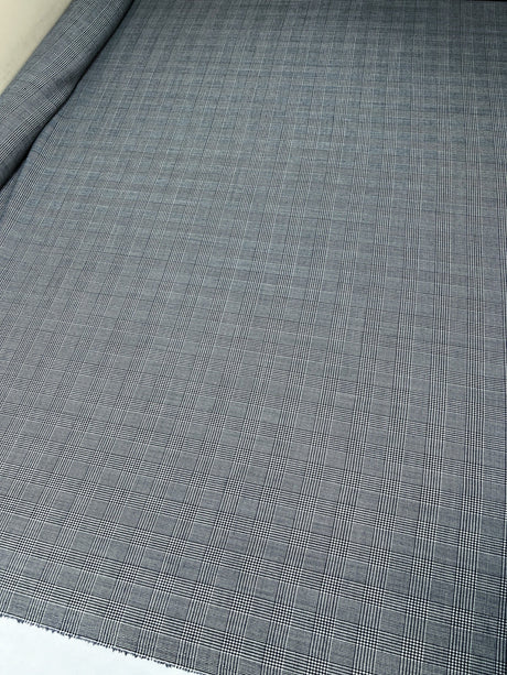 Wool Houndstooth Checked Fabric