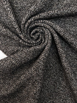 Wool Blend Knitted Coat Fabric Gray Beige Black