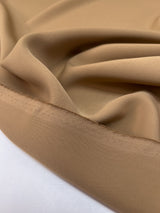Polyester Twill Suit Fabric Brown Stretch