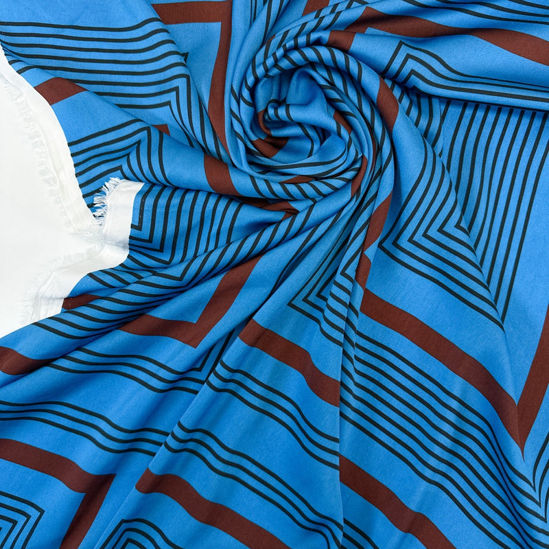 Printed Polyester Sateen
