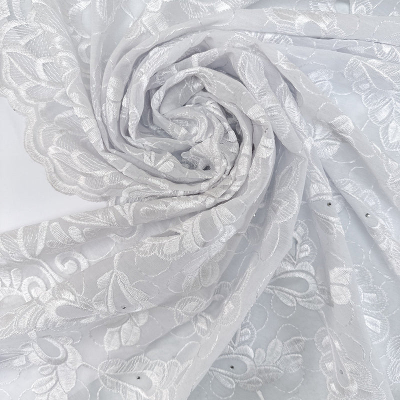 White Polyamide Woven Fabric