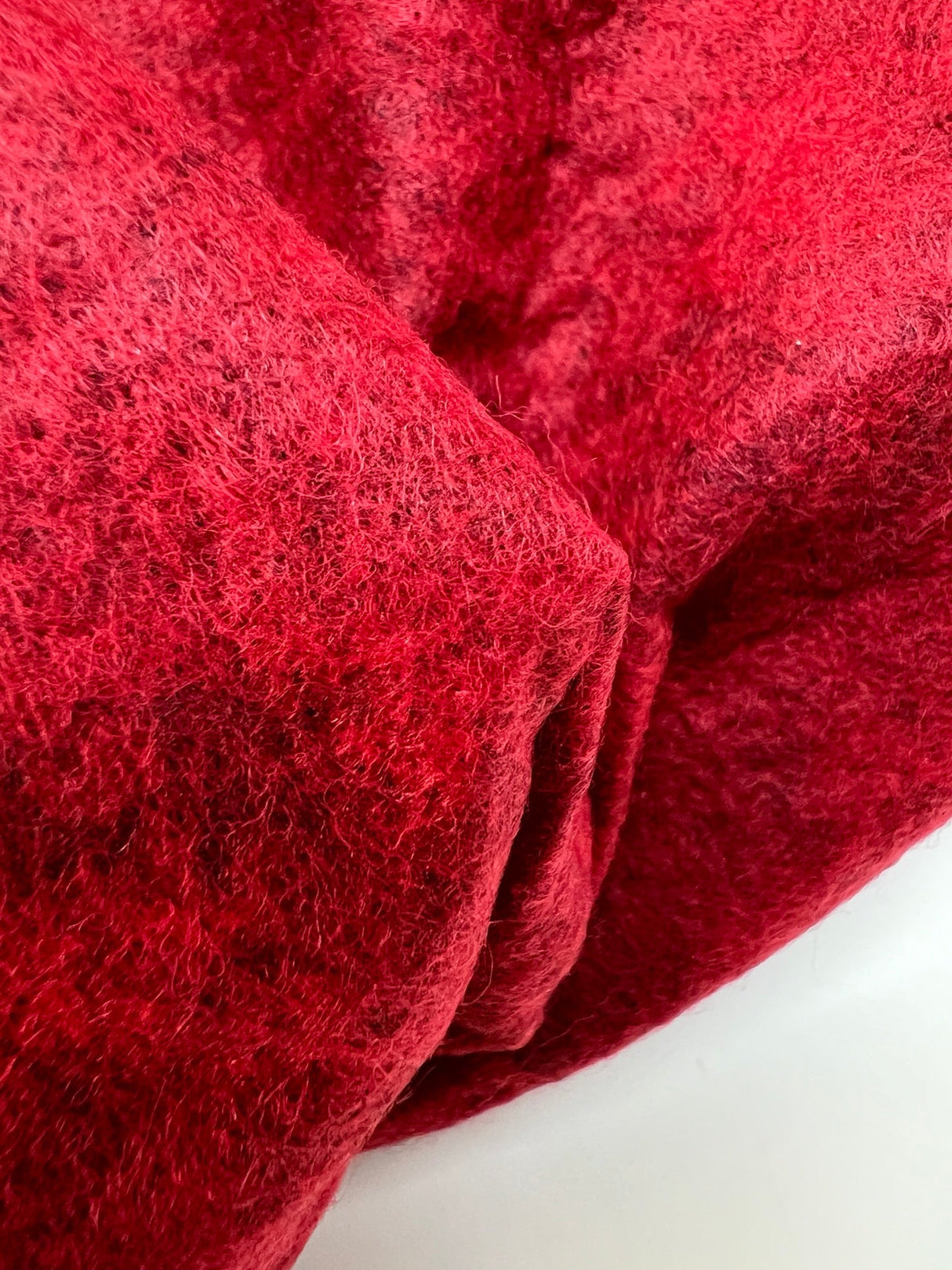 Viscose Melange Fabric in Shades of Red