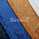 B'Dazzled Velvet Polyester Spandex Fabric - Multiple Colors, Glitter Finish, 58/60" Width (1 Yard)