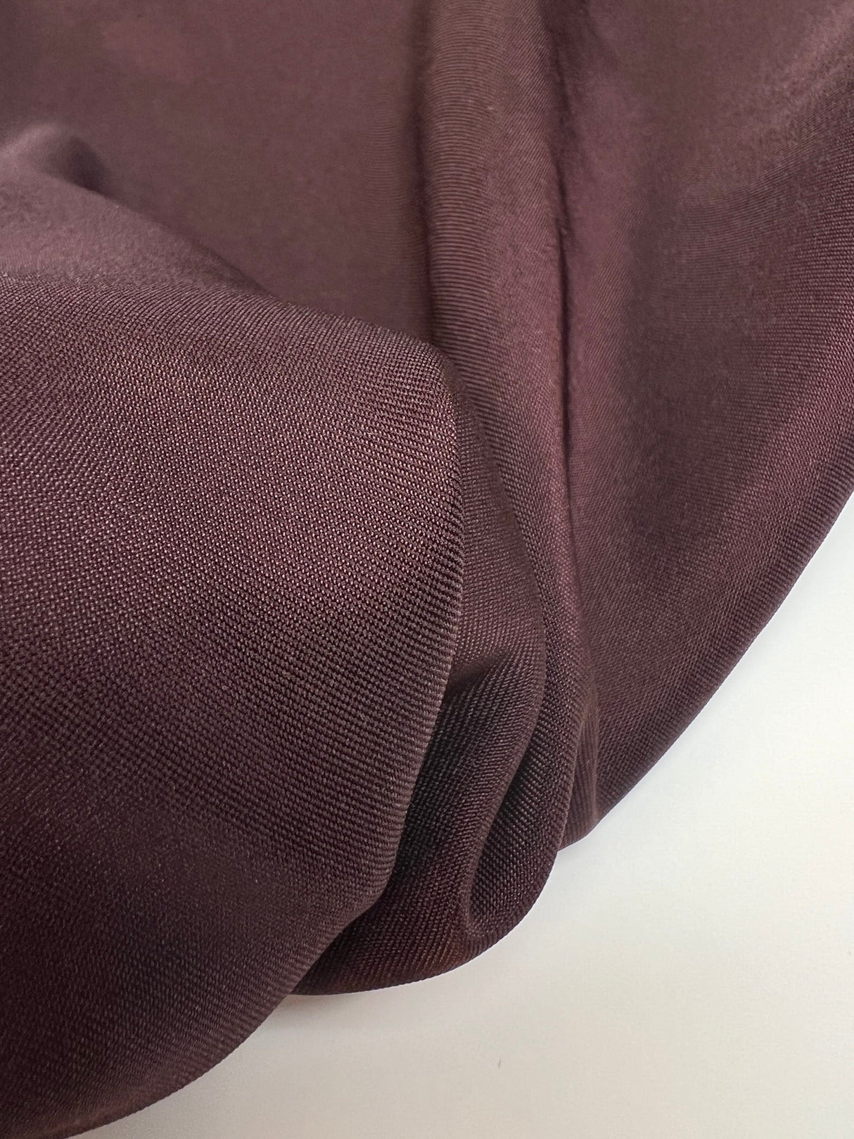 Viscose Lining Red Brown Stretch
