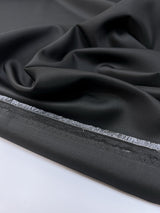 Jacquard Fabric Gray Black Striped