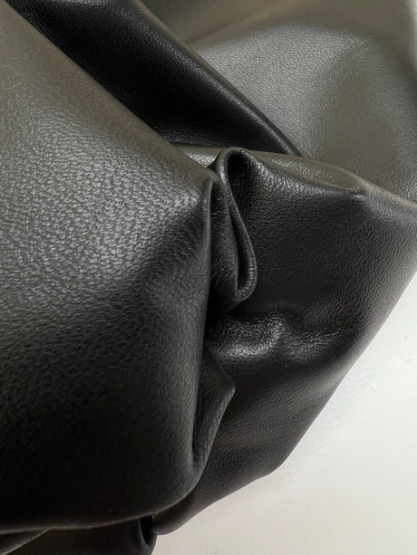 Black Stretch Leather