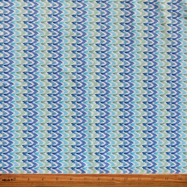 Swim Knit Nylon Spandex Beachcomber Zig Zags