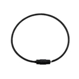 Beadable Charm Tumbler Cable - Black (5 Cables - 6" x 1.5mm thick)