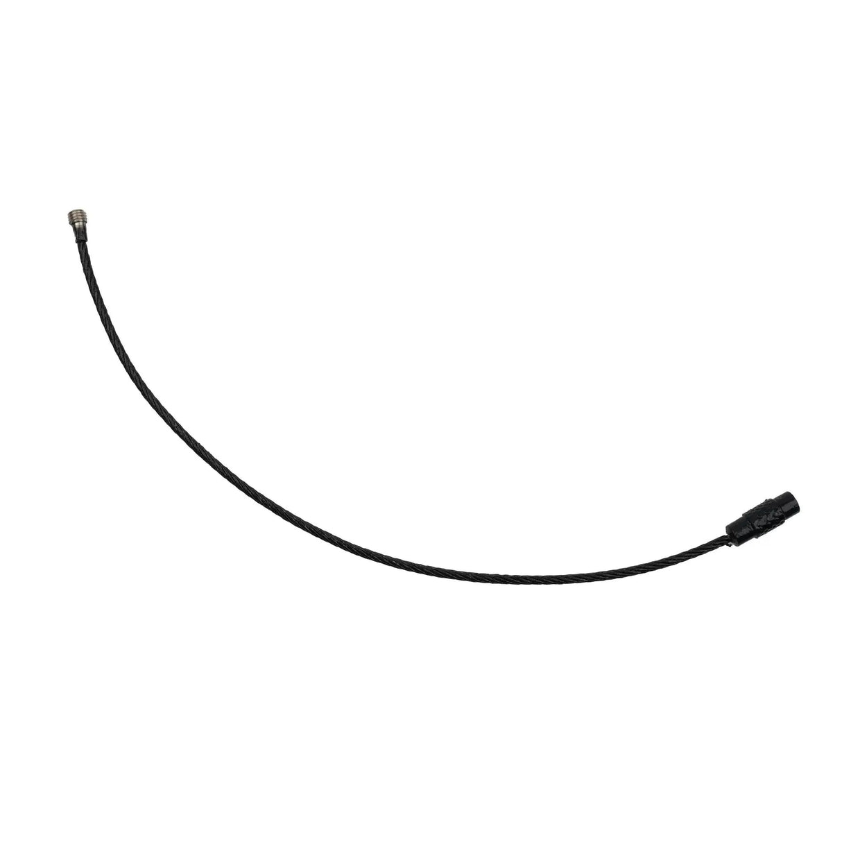 Beadable Charm Tumbler Cable - Black (5 Cables - 6" x 1.5mm thick)