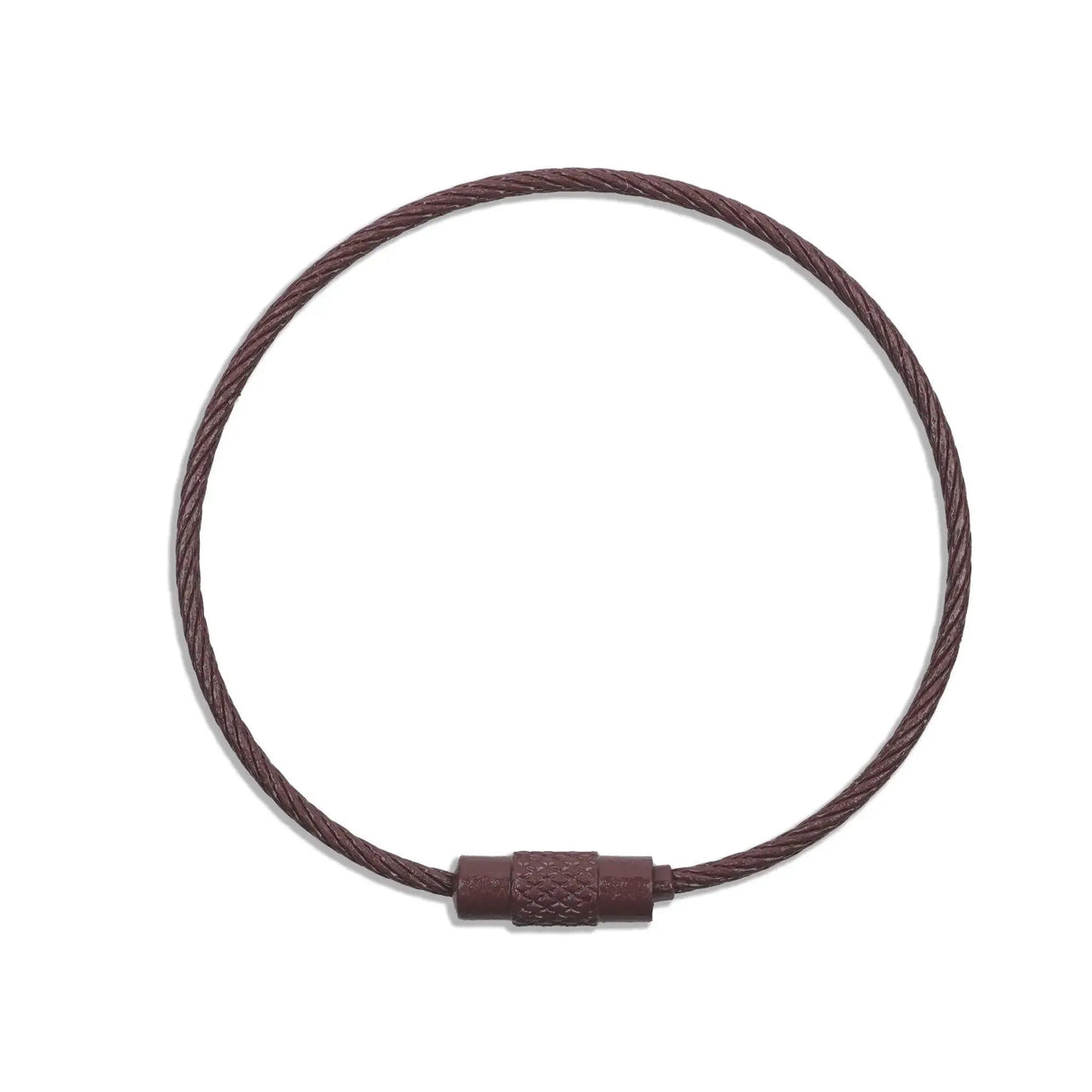 Beadable Charm Tumbler Cable - Brown (5 Cables - 6" x 1.5mm thick)