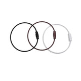 Beadable Charm Tumbler Cable - Brown (5 Cables - 6" x 1.5mm thick)